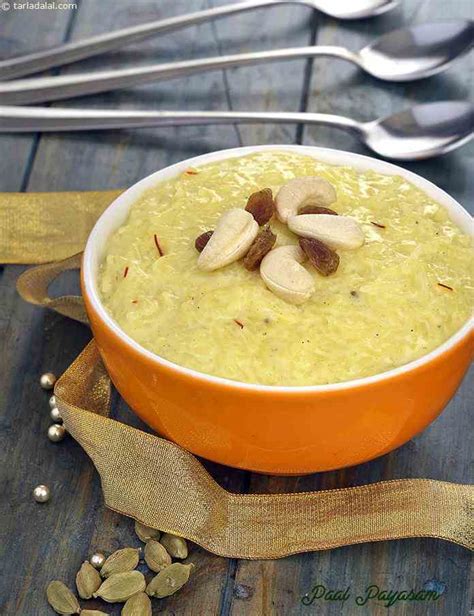 Paal Payasam, South Indian Rice Kheer recipe | Kerala | by Tarla Dalal | Tarladalal.com | #32884