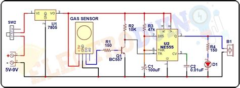 LPG Gas Leakage Detector Project using Gas Sensor » ElectroDuino