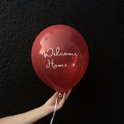 Balloons - Welcome Home | Balloons, Transparent balloons, Welcome home