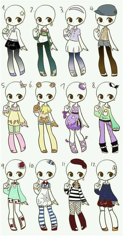 mes dessin d'undertale (2) - -w- | Character design, Chibi drawings, Drawing anime clothes