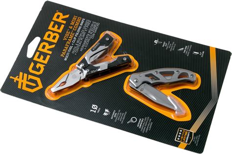 Gerber Vise keychain multi-tool with Gerber Paraframe Mini 31-003205 ...