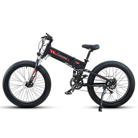 RANDRIDE Adult Folding Electric Bike 1000W Fat Tire Ebike Foldable