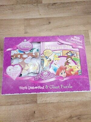 DISNEY PRINCESS FIRST Look And Find & Giant Puzzle £2.50 - PicClick UK