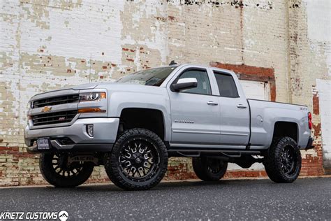 Lifted 2016 Chevy Silverado with Fuel Strokes D611 with 7 Inch Rough ...