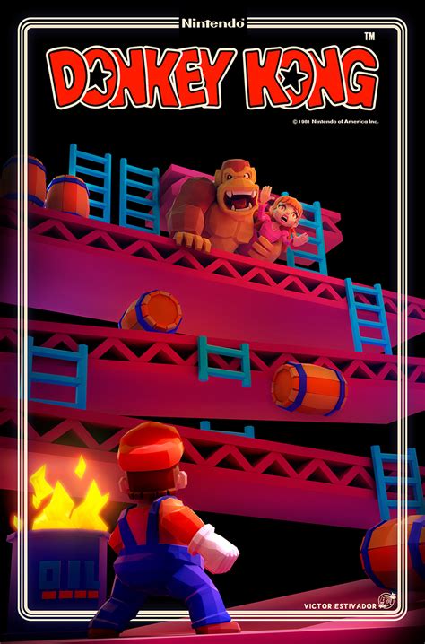 Donkey Kong Poster :: Behance