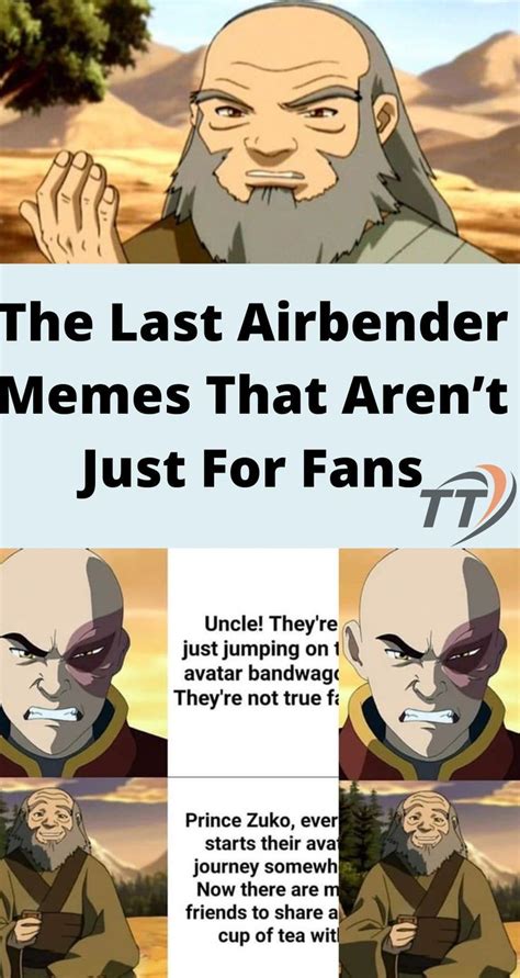 Funny Avatar: The Last Airbender Memes That Aren’t Just For... | The last airbender, Avatar, Memes