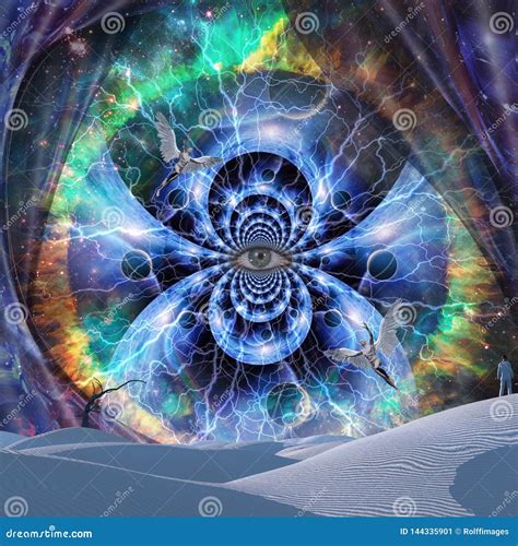 The Eye of Universe stock illustration. Illustration of dimension - 144335901