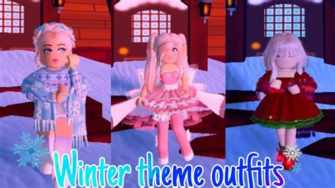 7 Winter themed outfits! (Winter Lookbook) | Royale high - YouTube