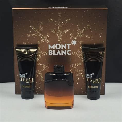 Mont Blanc Legend Night Gift Set 100ml Eau De Parfum + Two Products