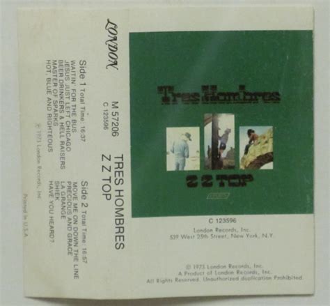 ZZ Top - Tres Hombres (Cassette) | Discogs