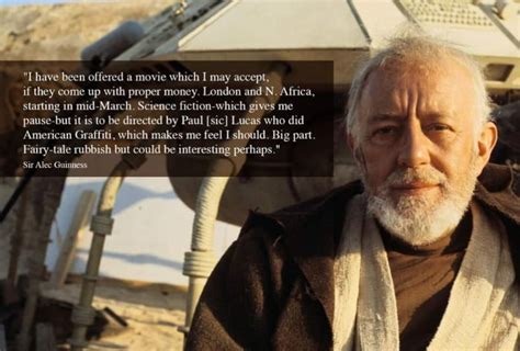 On this day in 1975, Sir Alec Guinness writes to a friend and mentions a new role that he is ...