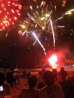 Free Waikiki Fireworks Show every Friday by the Hilton Lagoon.