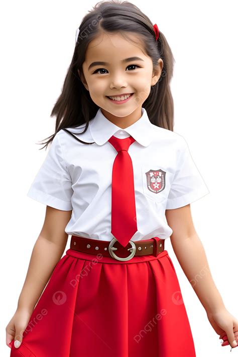 Girls Wearing Elementary School Uniforms Are Happy, Girls Wear School Uniforms, Girl Is Happy ...