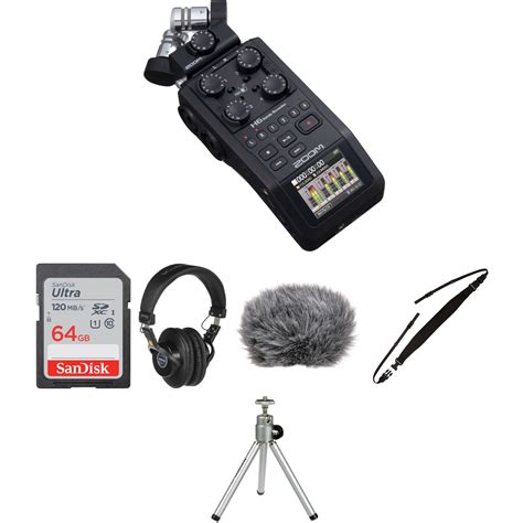 Zoom H6 Portable Recorder Field Kit B&H Photo Video