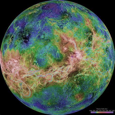 NASA SVS | Hemispheric View of Venus