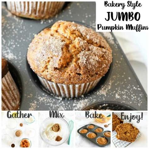 JUMBO Pumpkin Muffins - Best Crafts and Recipes