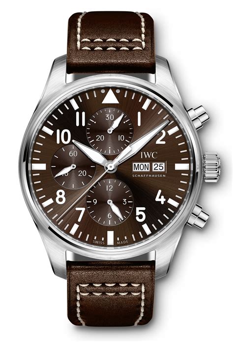 IWC IW3777-13 : Pilot's Watch Chronograph Stainless Steel / Antoine de Saint Exupéry » WatchBase