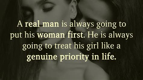 A Real Man Always Puts His Woman First | Real man, Real men quotes, Priority quotes relationship