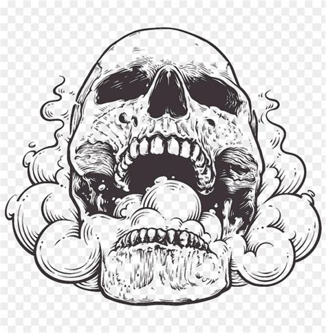 Free download | HD PNG hand painted skulls transprent png free download ...