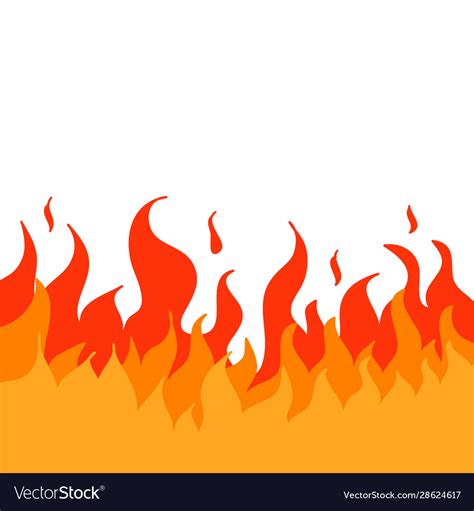 Fire cartoon style Royalty Free Vector Image - VectorStock