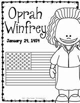 Oprah Winfrey Coloring Page sketch template