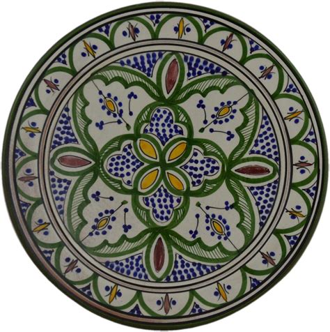 Amazon.com | Ceramic Plates Moroccan Safi Serving Plate Large 12 Inches ...