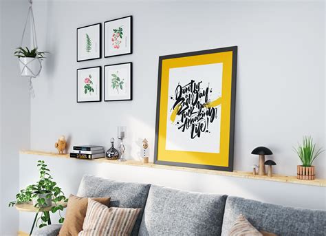 Free Poster Frame Mockup PSD Set - Good Mockups