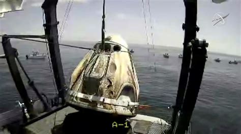 NASA astronauts return to earth aboard SpaceX capsule – 247NEWSUPDATE BLOG