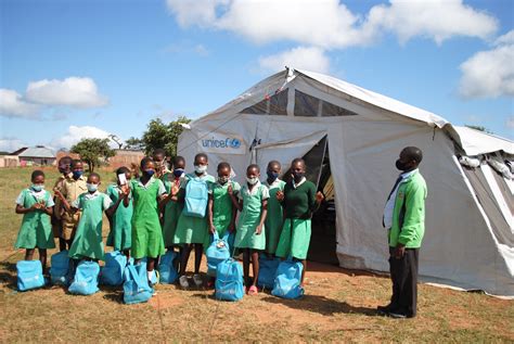 UNICEF Zimbabwe tents avert classroom shortages in Chipinge schools | UNICEF Zimbabwe