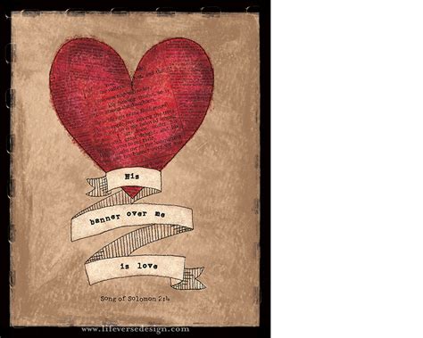 His Banner Over me is Love Art Print by Life Verse Design | Song of Solomon 2 Print, Scripture