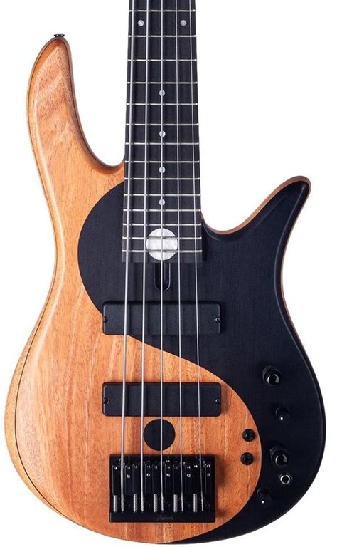 Fodera Yin Yang 5 Standard Mahogany Bass Guitar - Natural with EMG ...