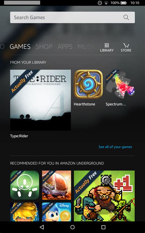 2015 Fire Tablets: Games & Apps