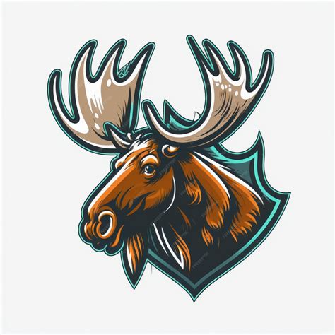 Premium Photo | Moose logo vector illustration