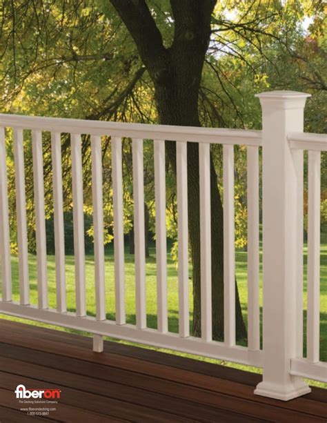 2010 fiberon decking railing brochure | PDF