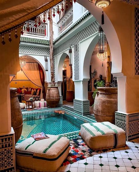 Morocco | Morrocan patio, Morrocan house, Patio design