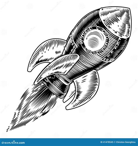 Rocket Ship Stock Vector - Image: 41478545