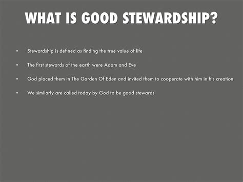 Good Stewardship by Matt Dengler