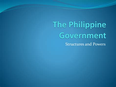 The Philippine Government