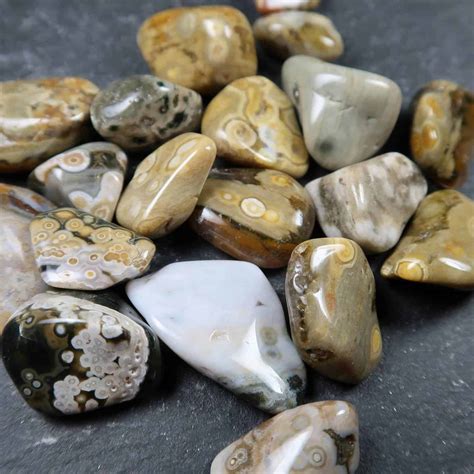 Ocean Jasper Tumblestones - Buy tumbled Ocean Jasper - UK Gemstones