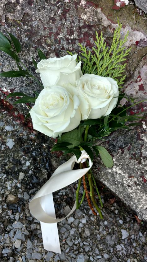 Little White Flowers Wedding Bouquet