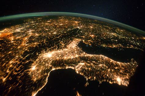 Central and Eastern Europe at Night (NASA, International Space Station, 10/02/11) | Flickr ...