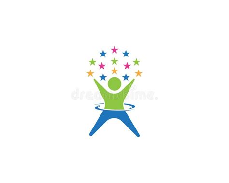 Happy Kids Logo Vector Illustration Stock Vector - Illustration of painting, leisure: 129637101