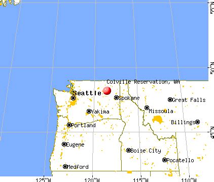 Colville Reservation, Washington (WA) profile: population, maps, real estate, averages, homes ...