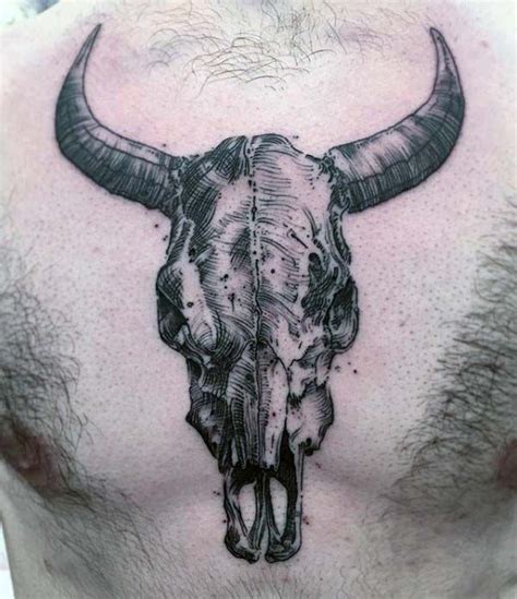 Top 93 Bull Skull Tattoo Ideas [2020 Inspiration Guide] (With images) | Bull skull tattoos, Cow ...