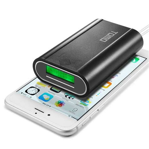 18650 Battery Smart Charger Dual USB Power Bank with LCD Screen for ...