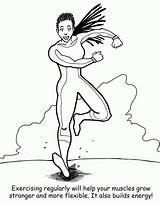 Free Coloring Pages Of Physical Fitness sketch template