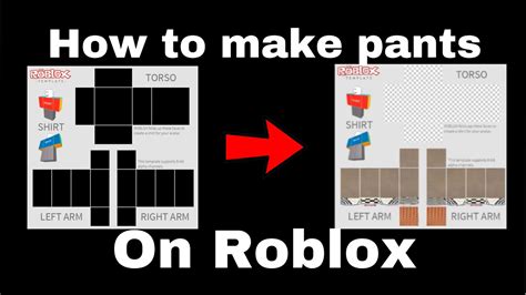 How to make pants in ROBLOX 2023 easy - YouTube