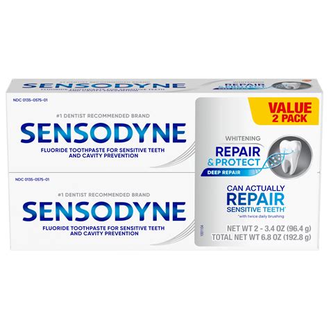 Sensodyne Whitening Repair & Protect Sensitive Toothpaste - 2 Pk - Shop ...