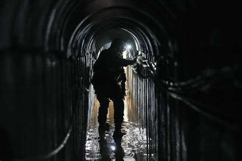 Israel Unveils Tunnels Underneath Gaza City Headquarters of U.N. Agency for Palestinian Refugees ...