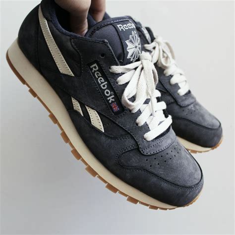 Reebok Classic Leather Vintage Retro Suede (J93612) Tags: sneakers, low-top, running shoes, navy ...